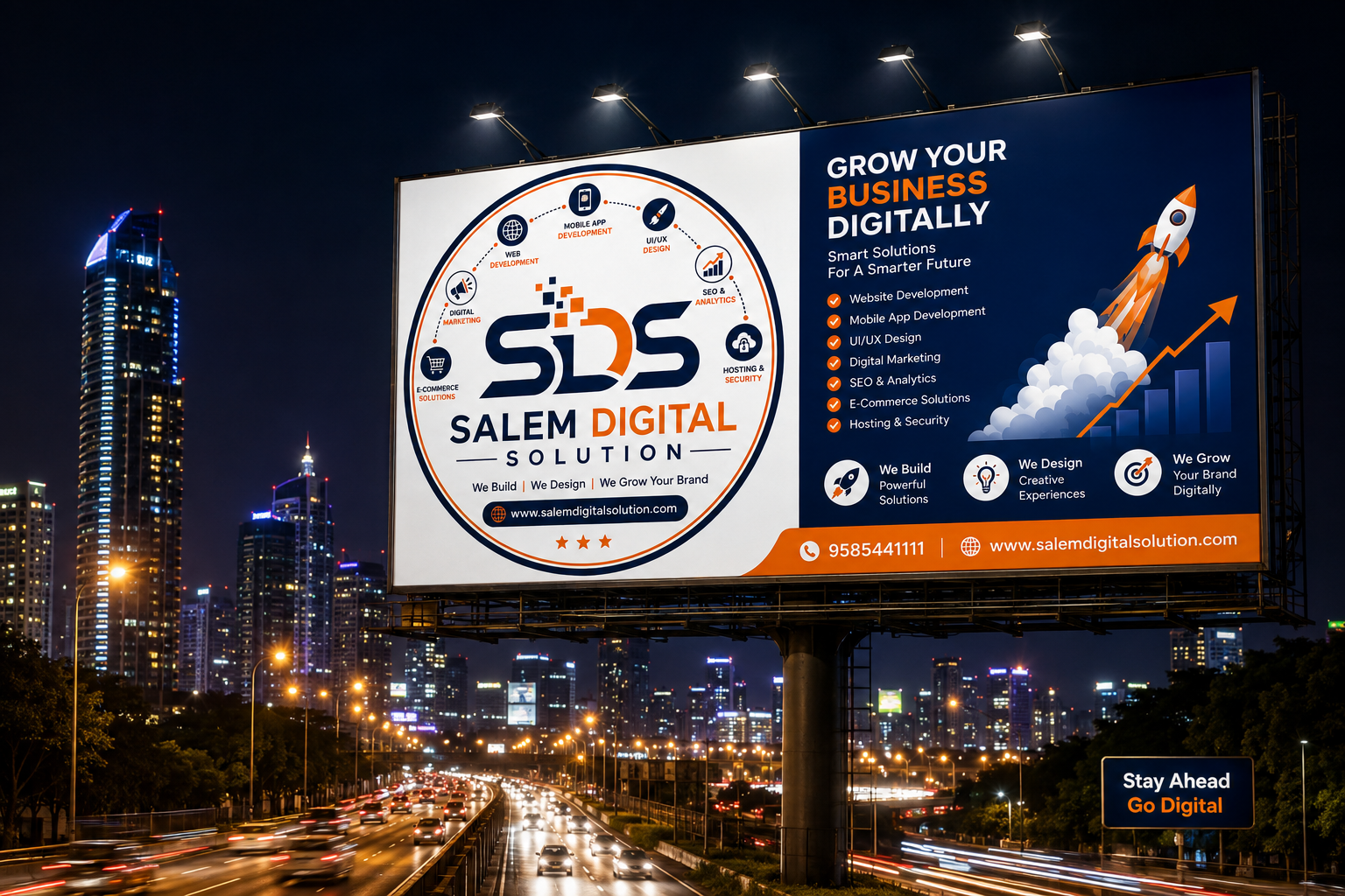 Salem Digital Solution billboard banner