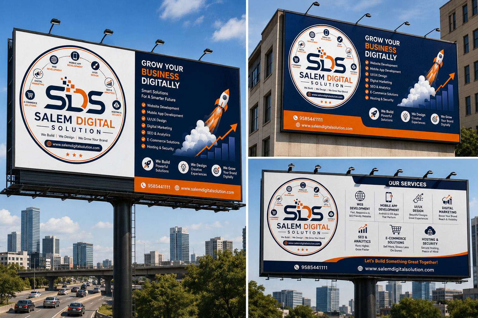 Salem Digital Solution outdoor billboard and services showcase